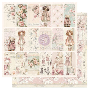Prima Buttons & Keepsakes by Frank Garcia 8 x 8" Paper Pad