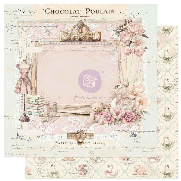 Prima Buttons & Keepsakes by Frank Garcia 12 x 12" Paper Pad