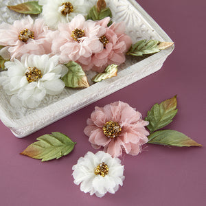 Prima Buttons & Keepsakes by Frank Garcia Sheer Beauties Dimensional Flowers