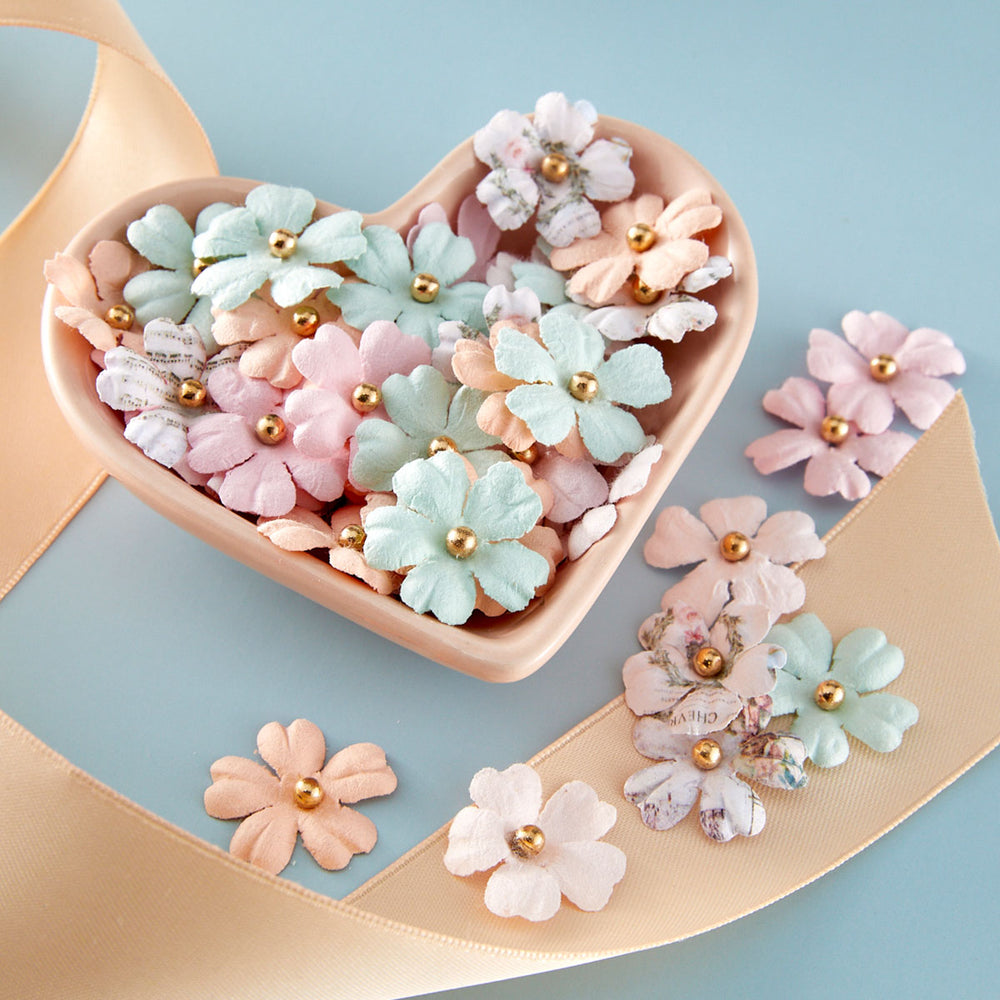 Prima Christmas Blush by Frank Garcia Jolly Memories Dimensional Flowers