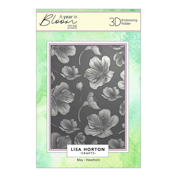 Lisa Horton Crafts A Year In Bloom Embossing Folder Collection - 2026