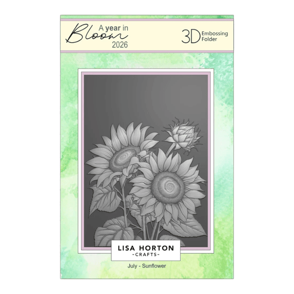 Lisa Horton Crafts A Year In Bloom Embossing Folder Collection - 2026