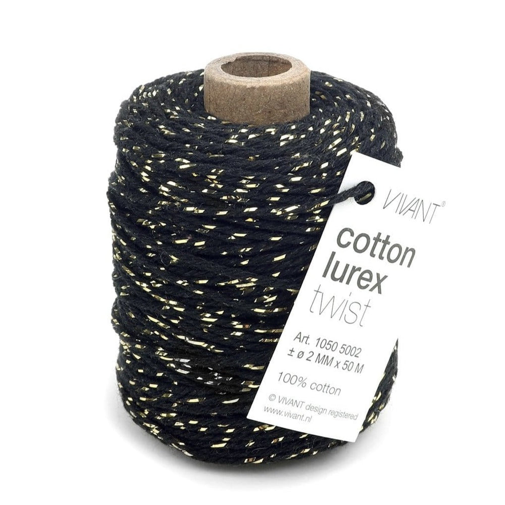 Vivant - Lurex Black Cotton Cord (54 yards)