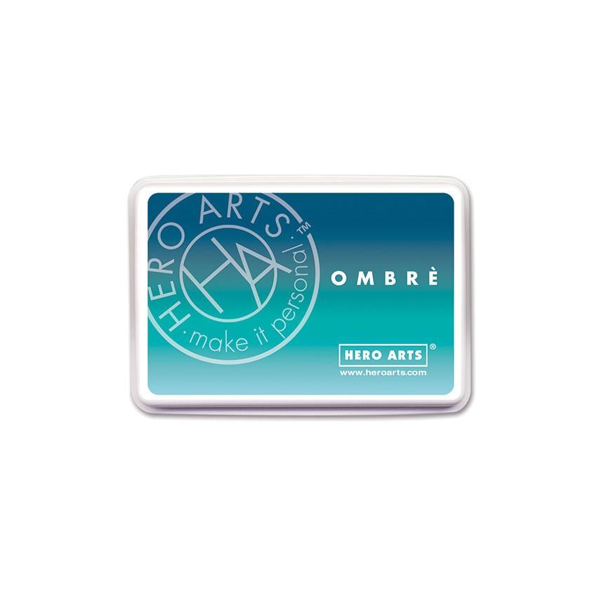 Hero Arts Tide Pool to Navy Ombré Ink Pad