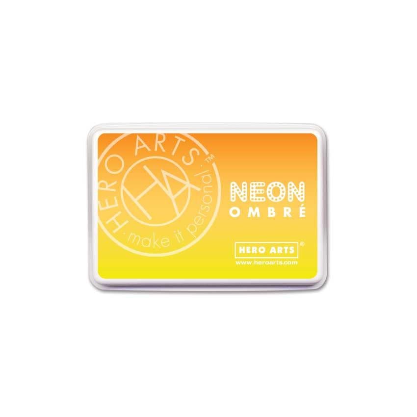 Hero Arts Neon Yellow to Orange Ombré Ink Pad