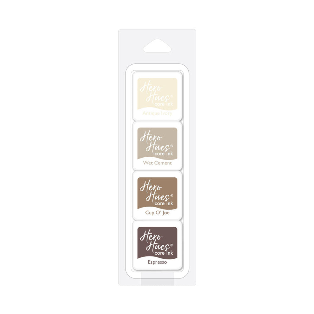 Hero Arts Cool Browns Core Ink Cubes