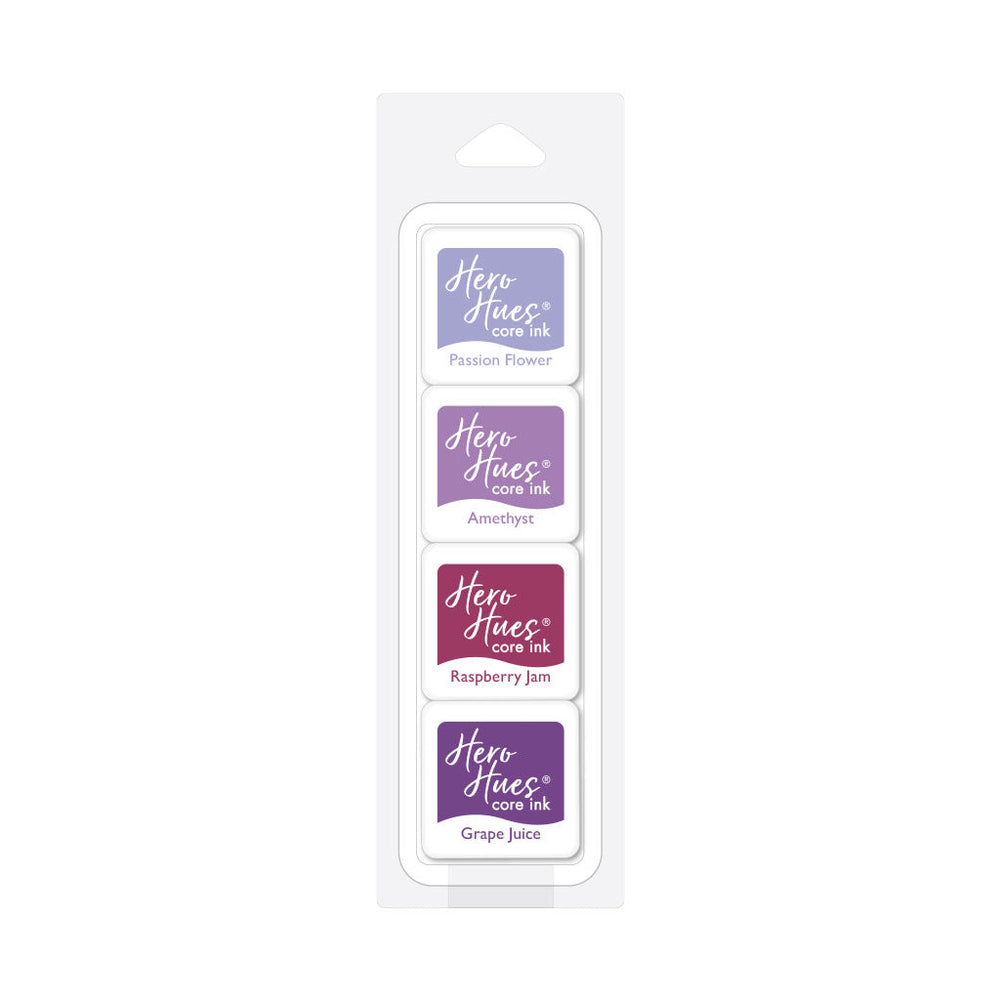 Hero Arts Purples Core Ink Cubes