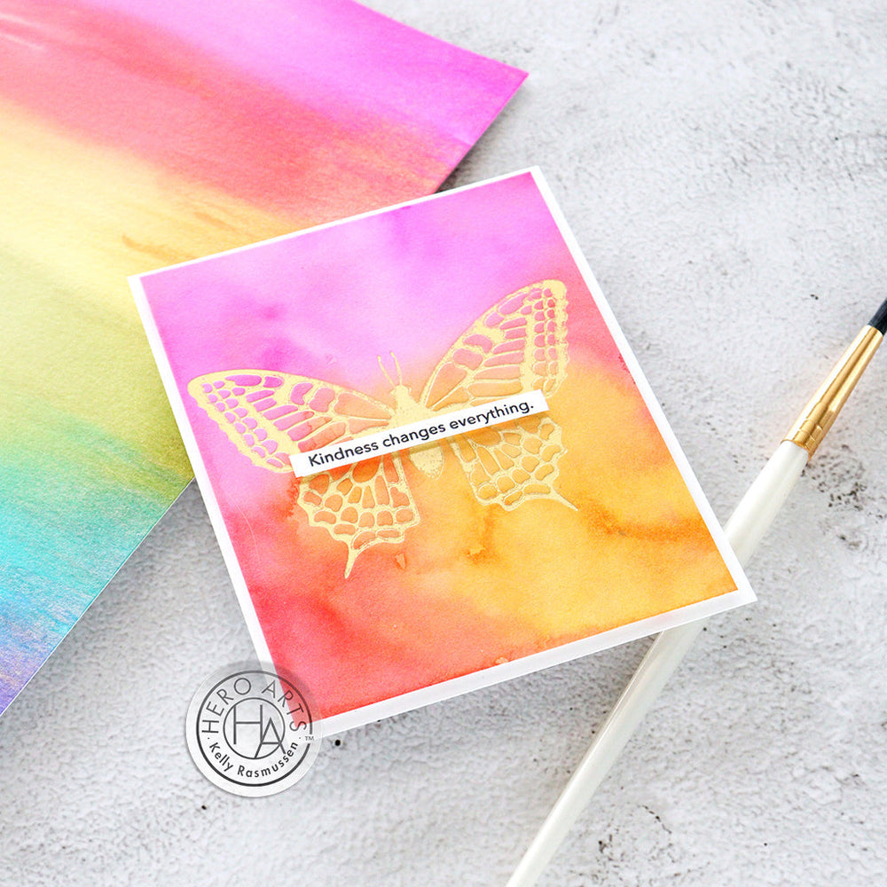 Hero Arts Spanish Orange Reactive Glitz Ink