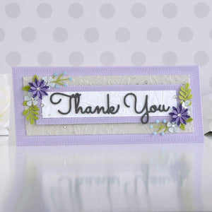 Mini Blooms and Sprigs Etched Dies from the Slimline Collection