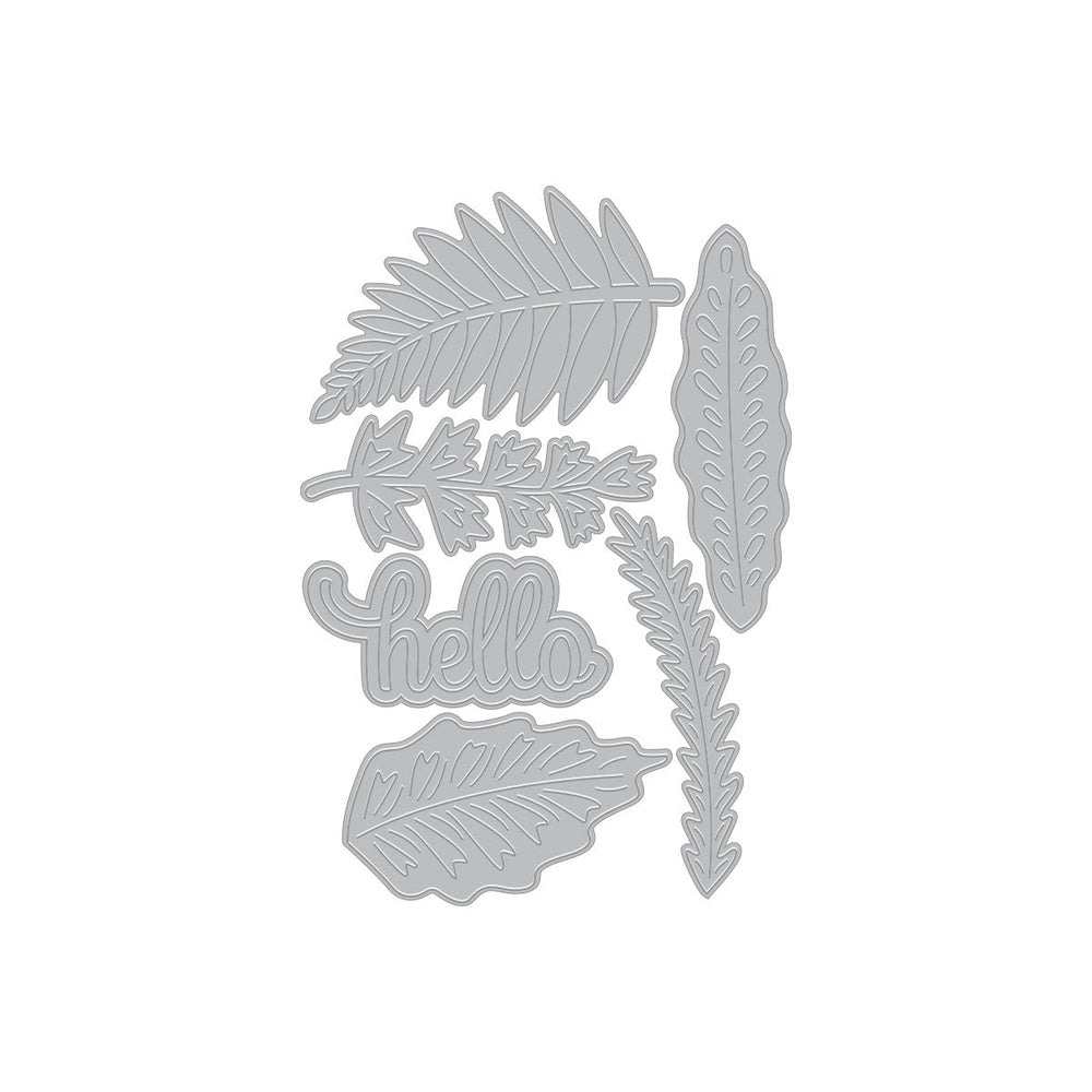 AIR Exclusive - Hero Arts Hello Rainforest Leaves Die Set