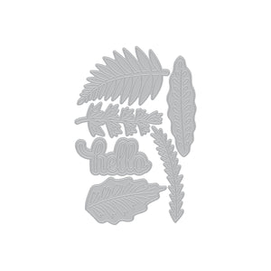 AIR Exclusive - Hero Arts Hello Rainforest Leaves Die Set