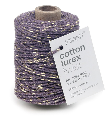 Vivant Aubergine Cotton Cord -54.68 yards