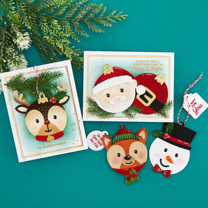 Festive Ornaments Etched Dies by Nichol Spohr