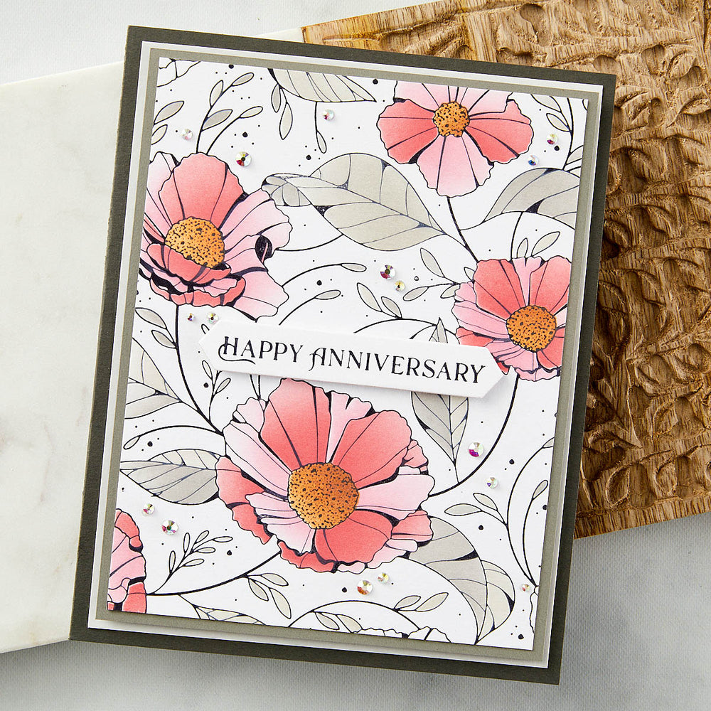 Cosmos Backdrop Press + Foil Plate