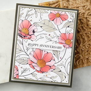 Cosmos Backdrop Press + Foil Plate