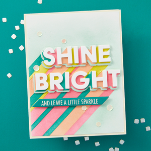 Layered Shine Bright Die & Stencil Bundle by Carissa Wiley