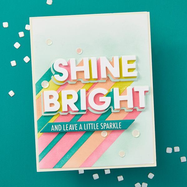 Layered Shine Bright Die & Stencil Bundle by Carissa Wiley