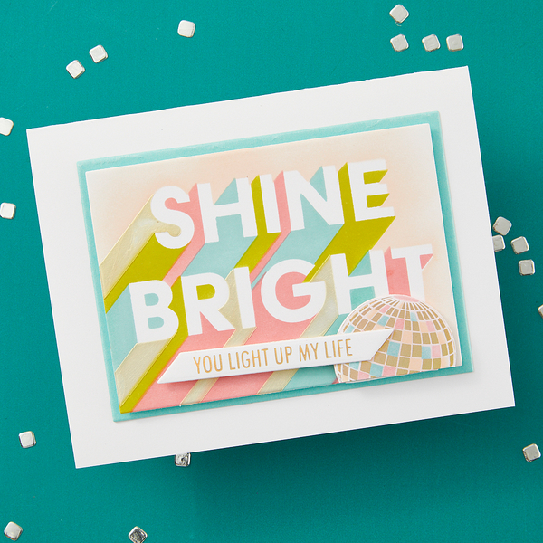 Layered Shine Bright Die & Stencil Bundle by Carissa Wiley