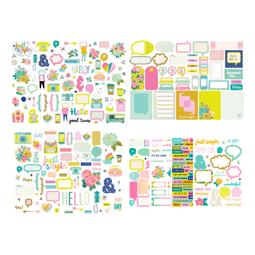 Just Sayin' Embellishment Bundle by Kelly Bangs