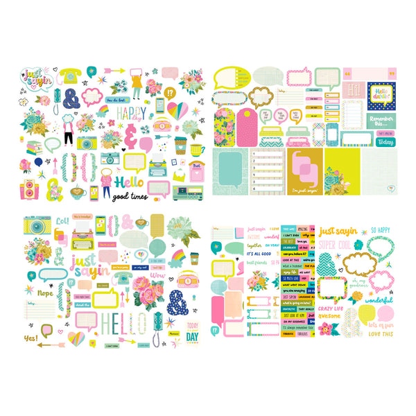 Just Sayin' Embellishment Bundle by Kelly Bangs