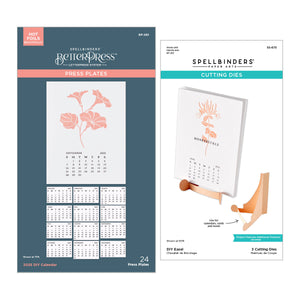 2025 DIY Calendar Press + Foil Plates and DIY Easel Dies Bundle