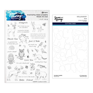 Woodland Wildlife Stamp And Die Bundle by Simon Hurley
