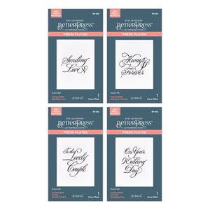 Copperplate On Your Wedding Day Press + Foil Bundle by Paul Antonio