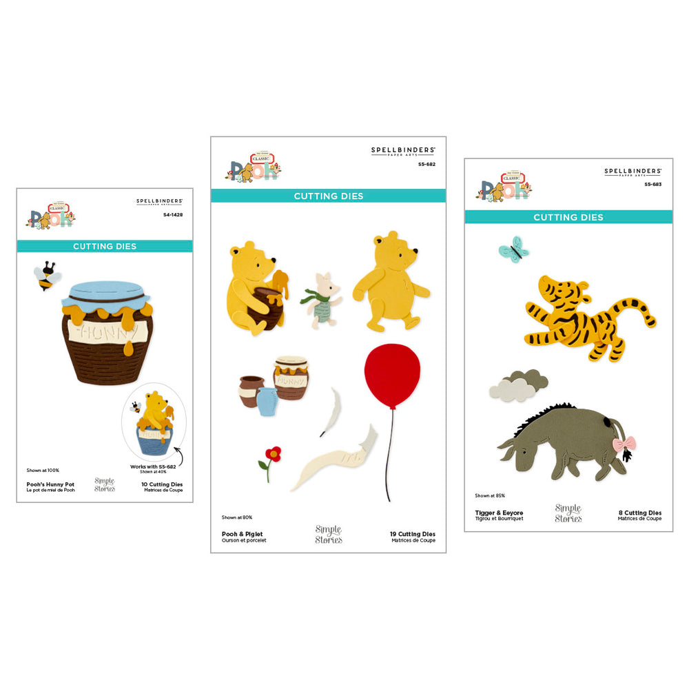 Say Cheese Classic Pooh Die Bundle with Simple Stories