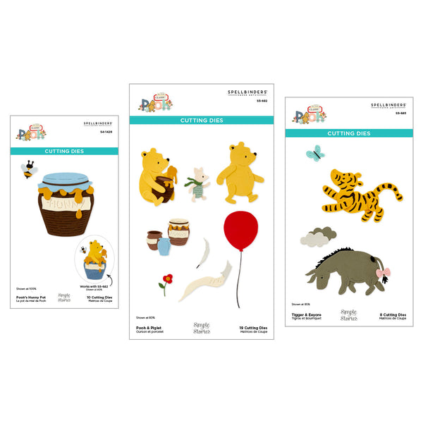 Say Cheese Classic Pooh Die Bundle with Simple Stories