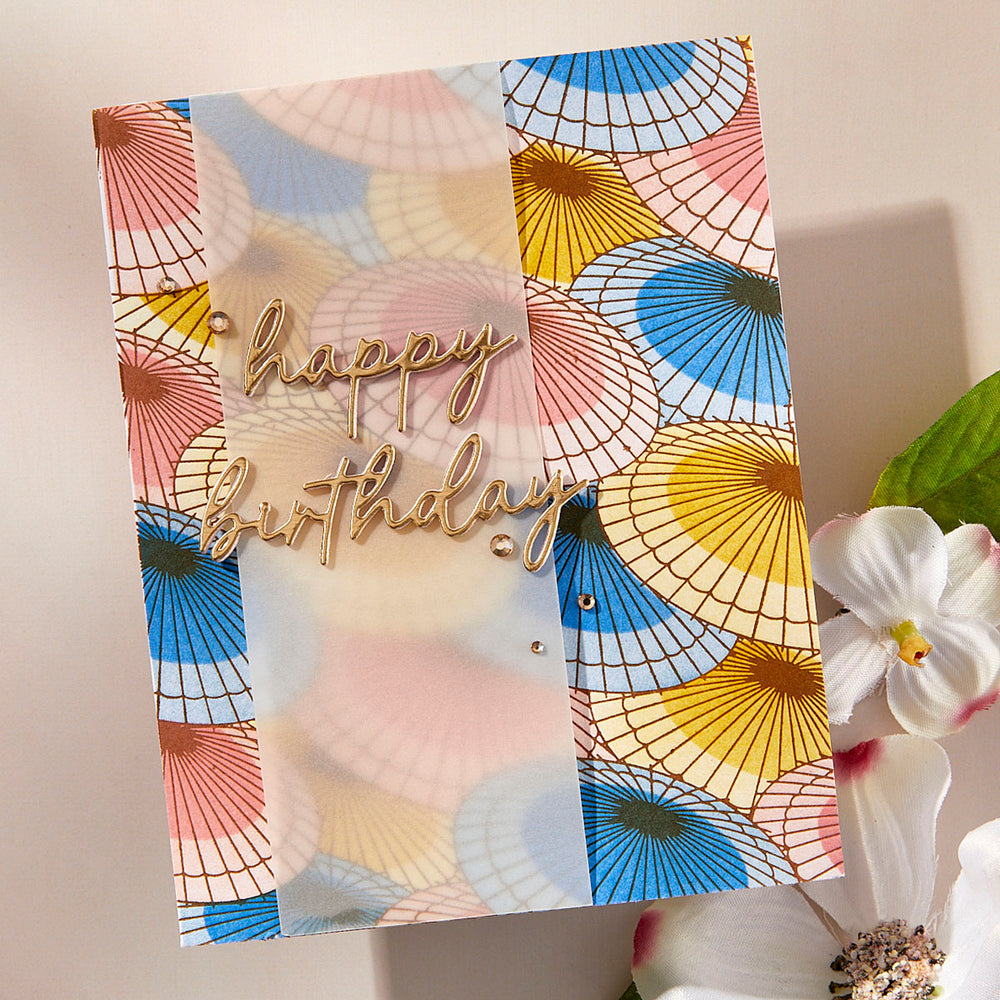 Parasols Press + Foil Plate by Alex Syberia Designs