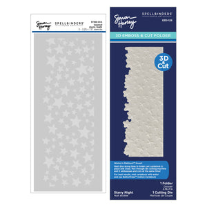 Starry Night 3D Emboss & Cut Folder & Stencil Bundle by Simon Hurley