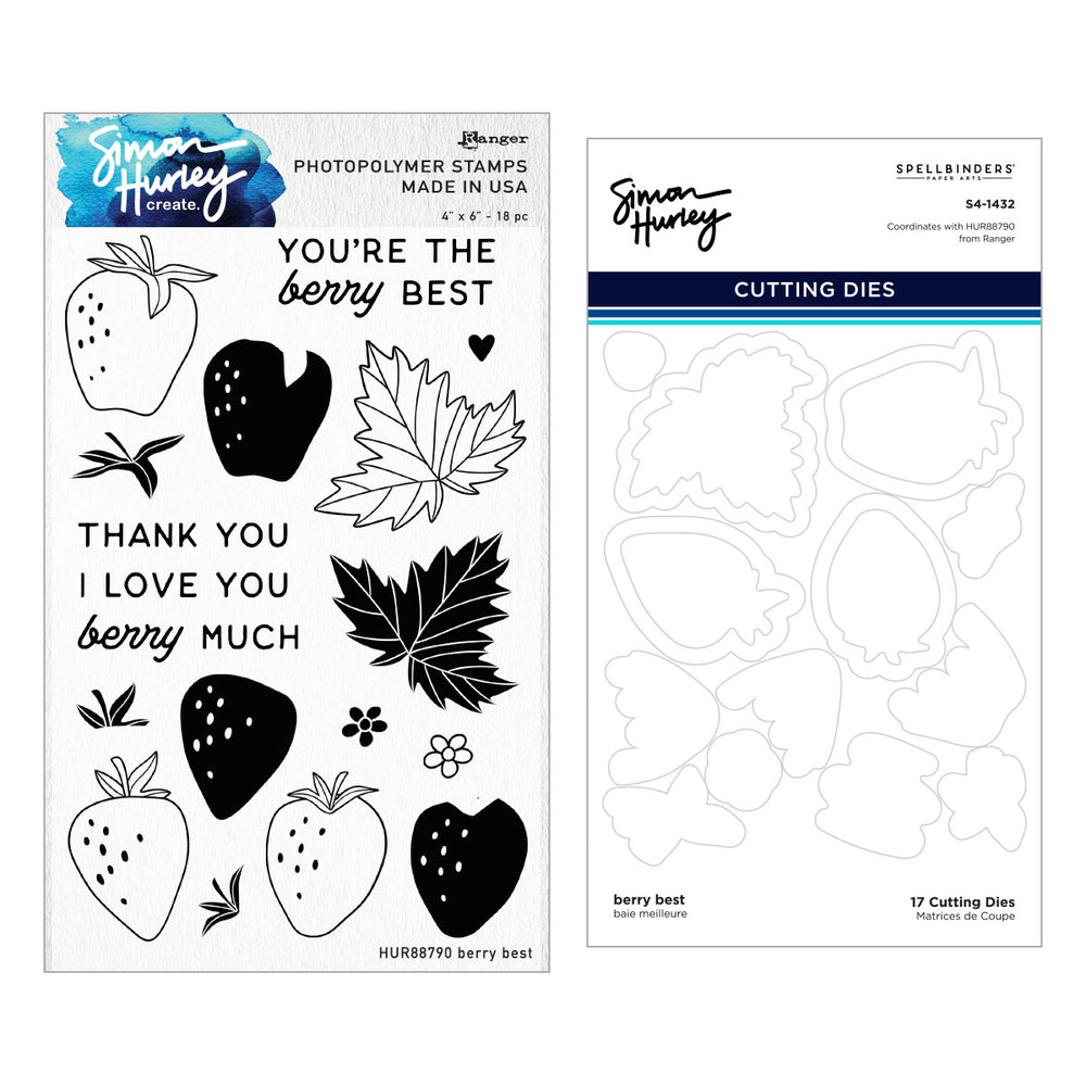 Berry Best Stamp & Die Bundle by Simon Hurley