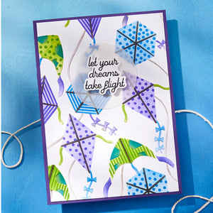 Soaring Sentiments Press + Foil Plate & Die Set by Simon Hurley