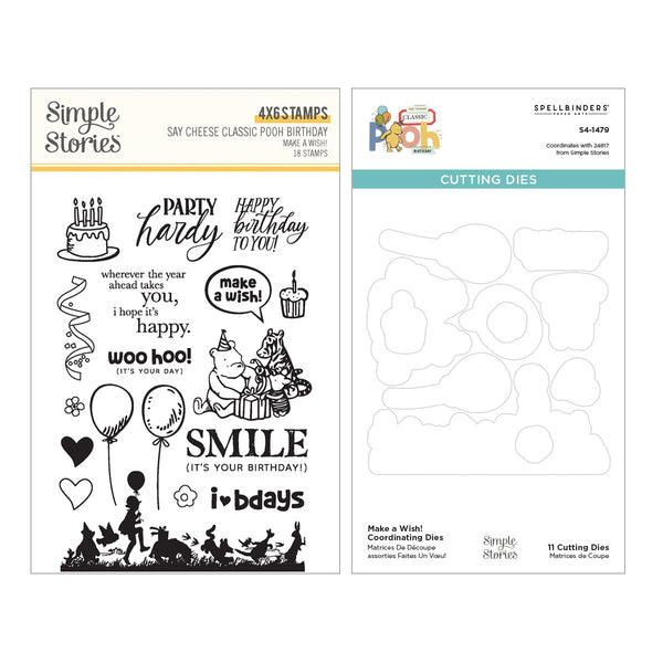 Make a Wish! Clear Stamps & Dies Bundle with Simple Stories