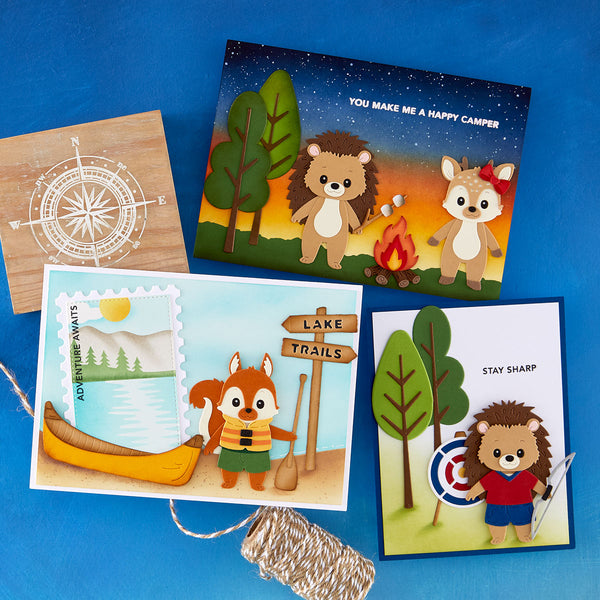 Camp Days Etched Dies by Allison Frazier
