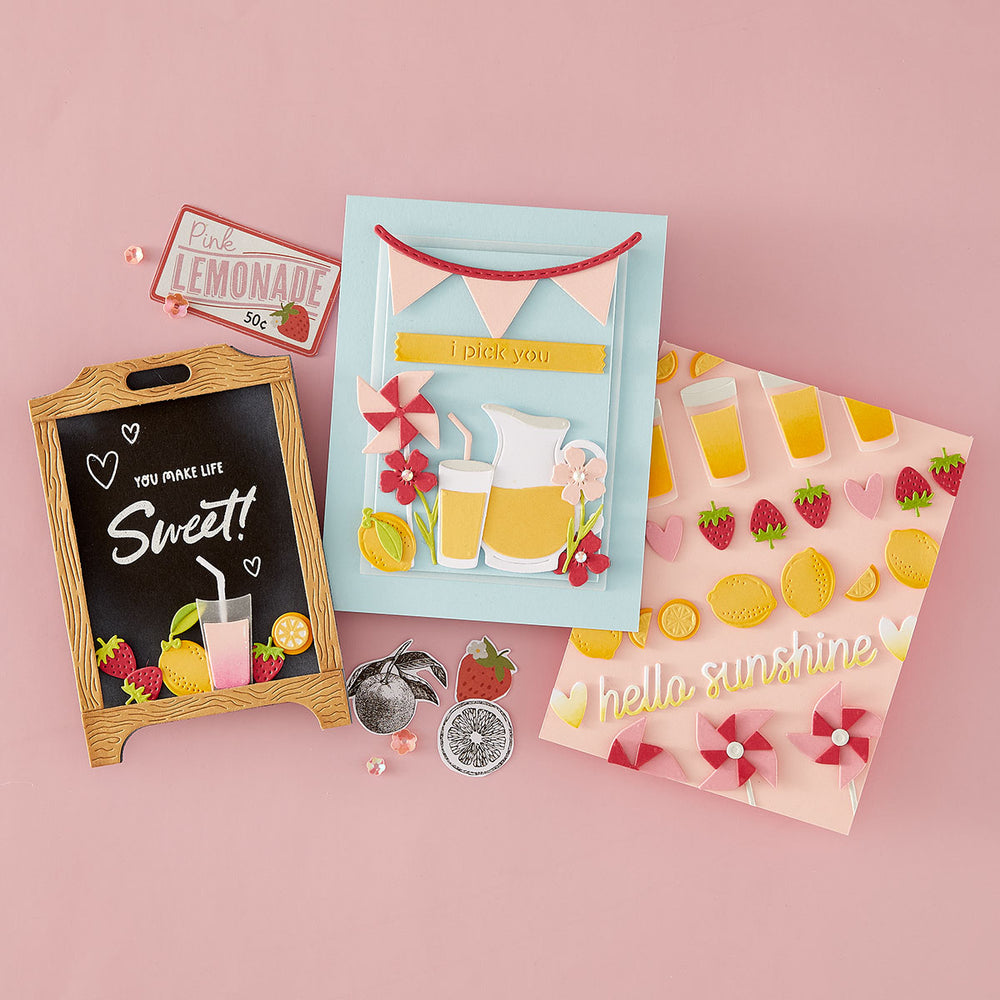 Pink Lemonade Die Bundle with Simple Stories