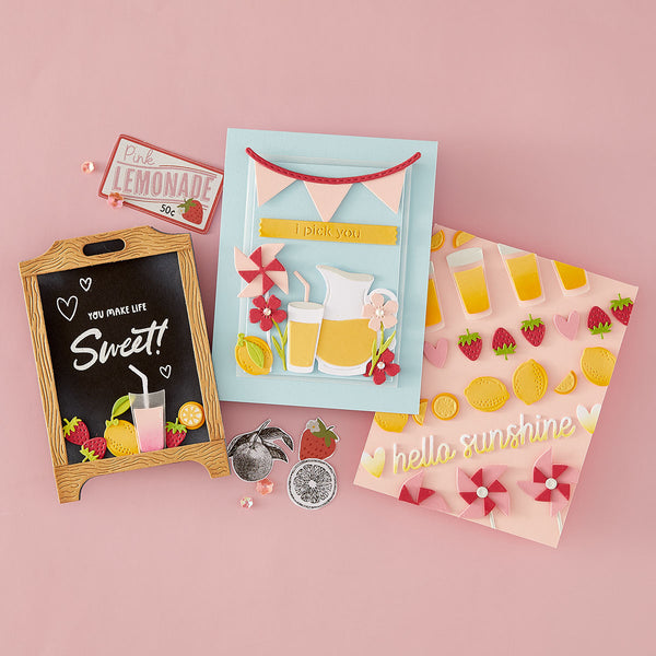 Pink Lemonade Die Bundle with Simple Stories