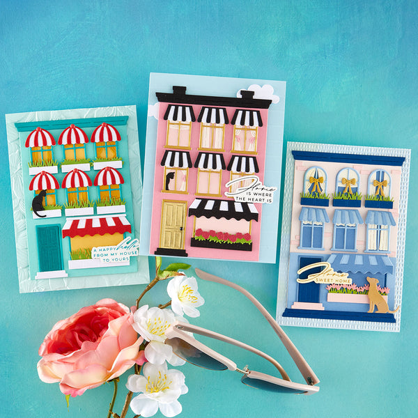 Welcome Home Sentiments Press + Foil Plate & Die Set by Yana Smakula