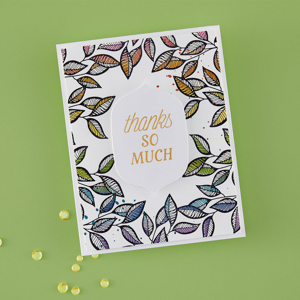 Brighten Foliage Press Plates + Free Gift Stencil - BetterPress Society May 2026
