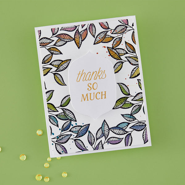 Brighten Foliage Press Plates + Free Gift Stencil - BetterPress Society May 2026