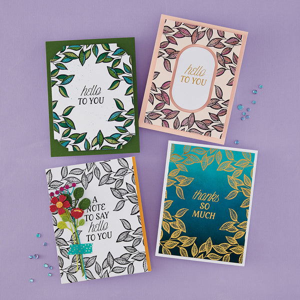 Brighten Foliage Press Plates + Free Gift Stencil - BetterPress Society May 2026