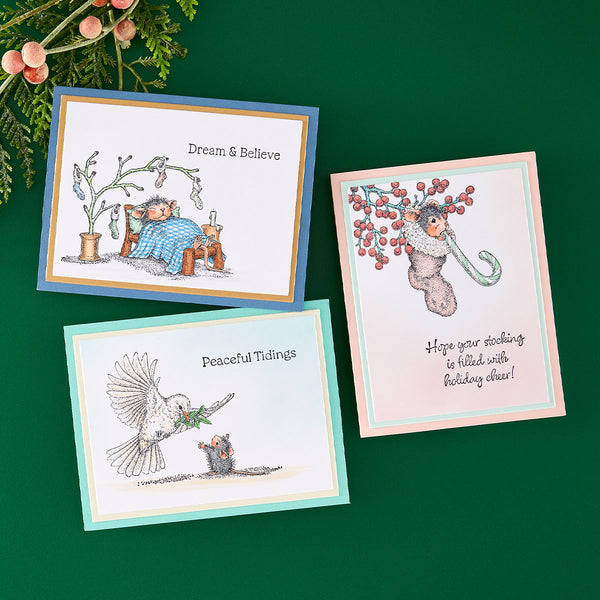 House-Mouse Sweet Twist Cling Rubber Stamp Set