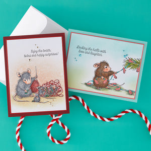 House-Mouse Tangled Cling Rubber Stamp Set