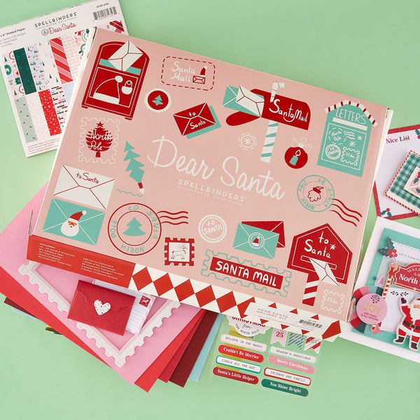 Dear Santa Chipboard Frames  & Corners