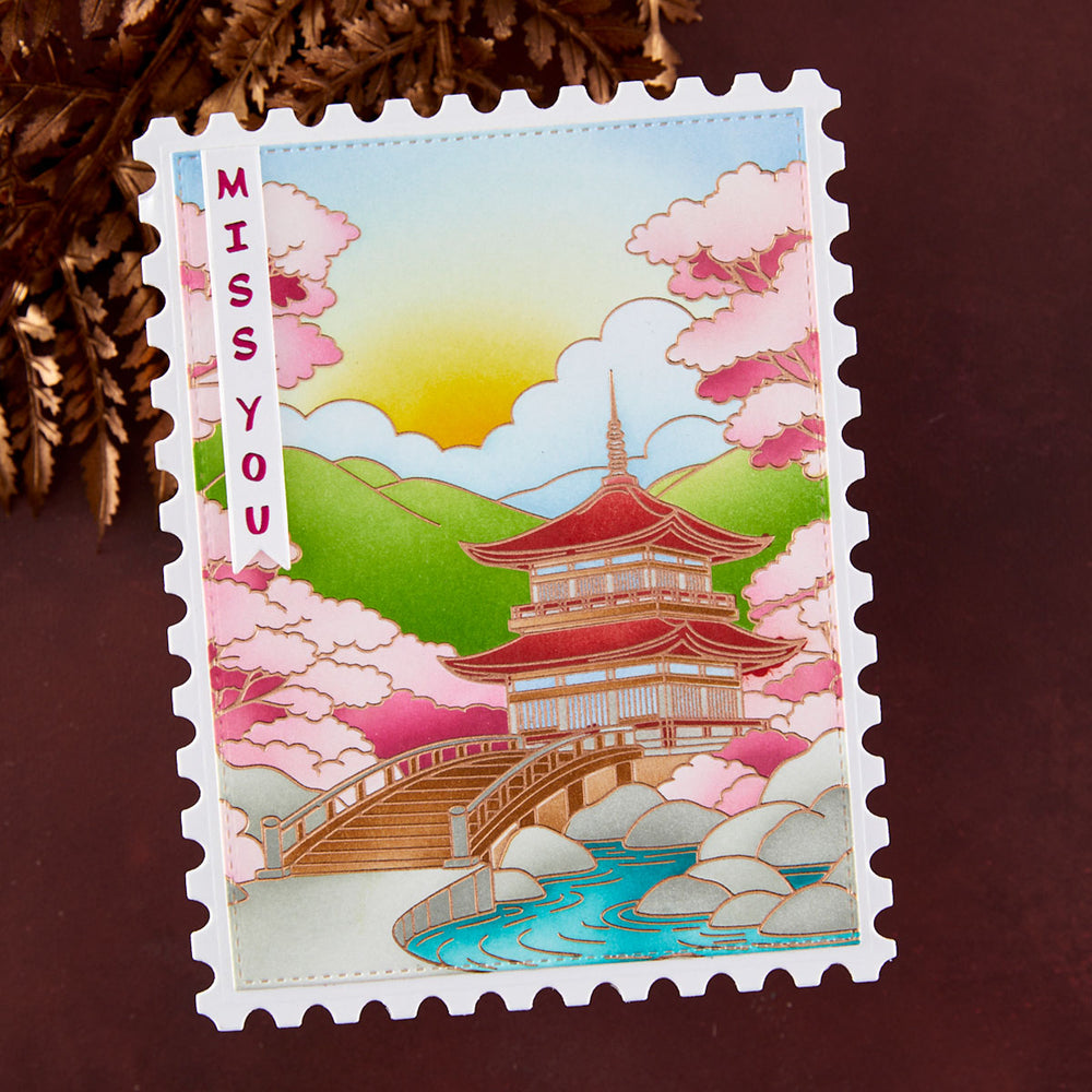 Autumn in Kyoto Press + Foil & Stencil Bundle by Alex Syberia