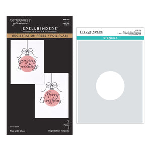 Tied with Cheer Press + Foil Plate & Stencil Bundle - 9/23 Consumer Launch
