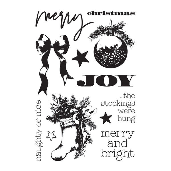 Simple Vintage Old-Fashioned Christmas Stamp & Die Bundle by Simple Stories