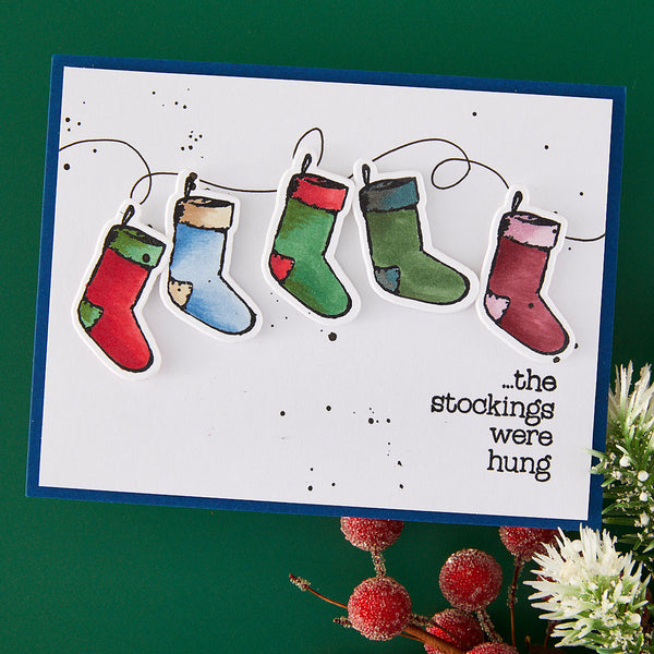 Simple Vintage Evergreen Memories Stamp & Die Bundle by Simple Stories