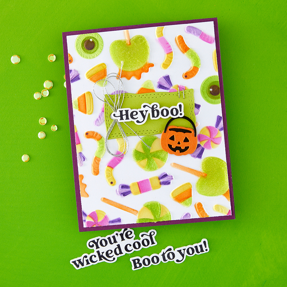 Layered Trick or Treat Stencils by Simon Hurley