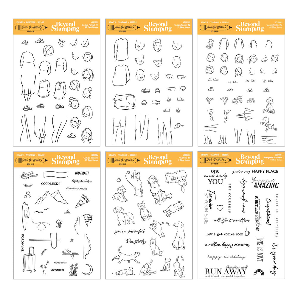 Beyond Stamping Custom Portrait I Want It All! Bundle by Josh Griffiths Studio